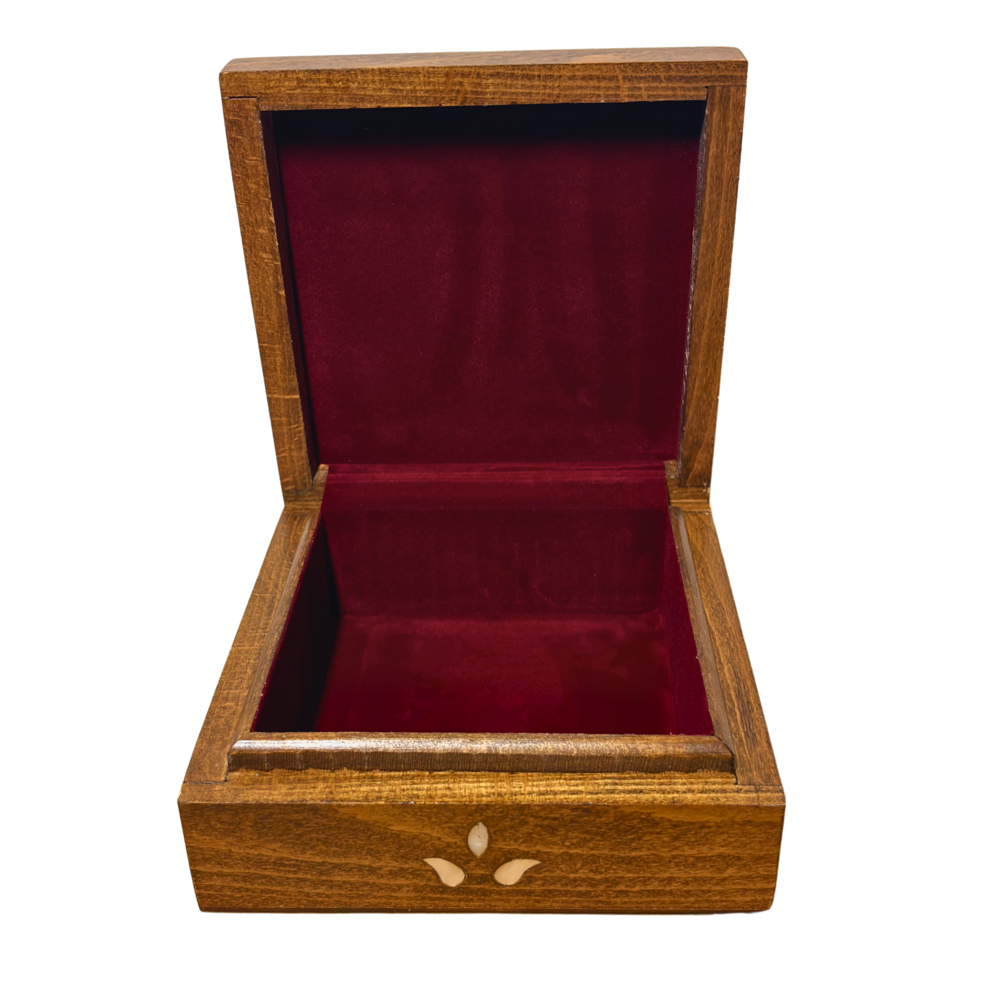 El Yapımı Şam Lüks Kutusu – Sedef & Kadife Zarafeti