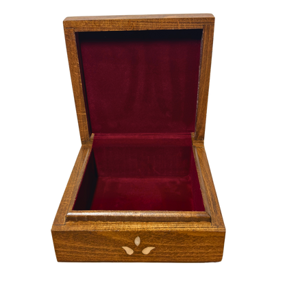 El Yapımı Şam Lüks Kutusu – Sedef & Kadife Zarafeti