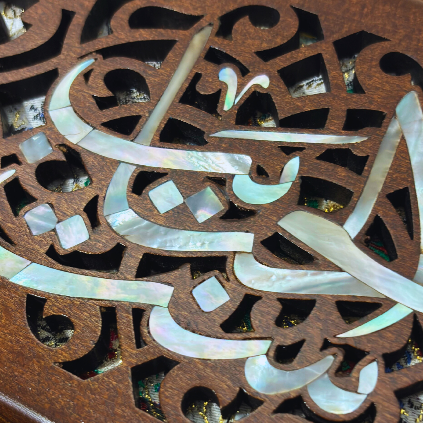 Mother – Luksusowa Damascenska Kopertówka z Masą Perłową