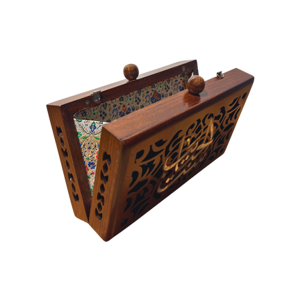 Mother – Luksusowa Damascenska Kopertówka z Masą Perłową