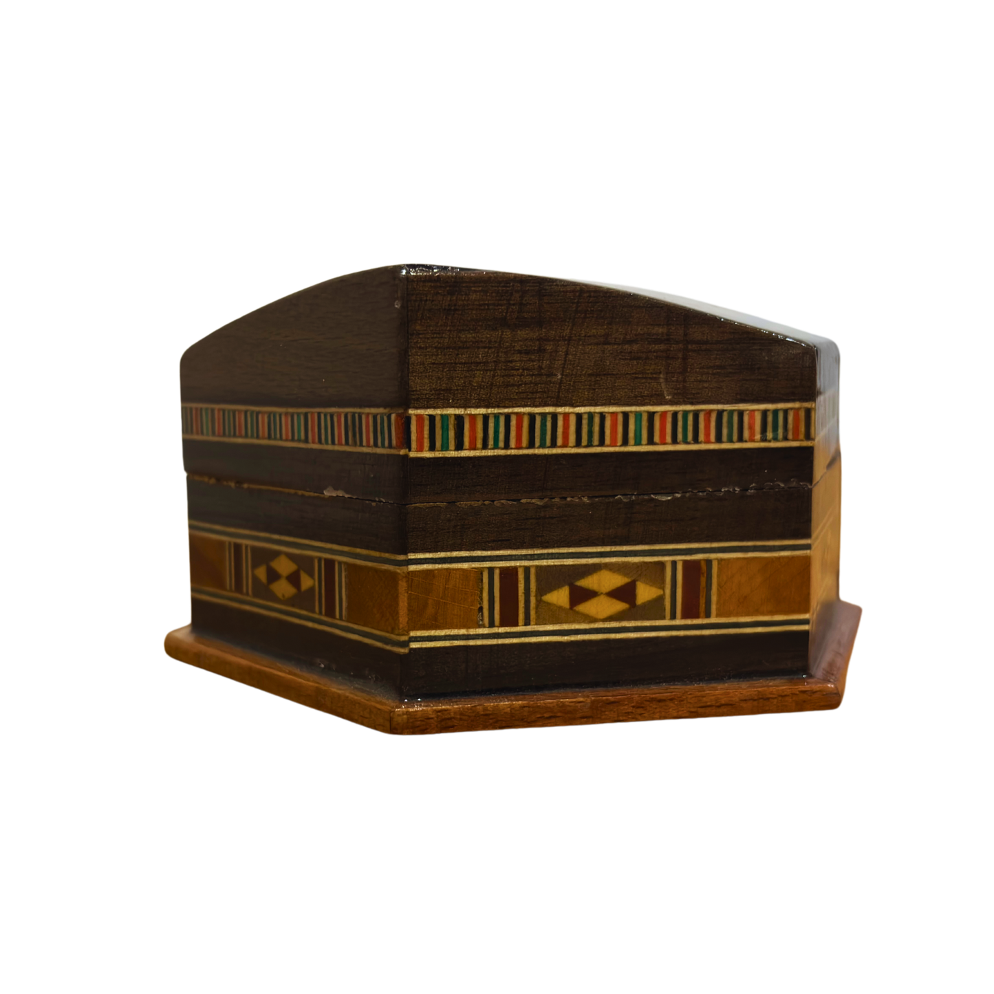 Caja de Mosaico Artesanal de Damasco – Arte Tradicional y Terciopelo