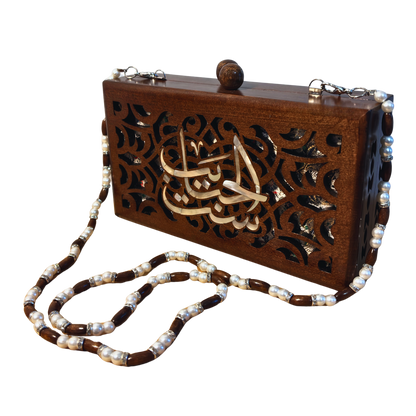 Mother – Luksusowa Damascenska Kopertówka z Masą Perłową