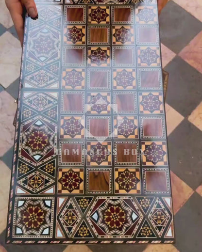 Zestaw Pionków do Tryktraka – Czarne i Białe z Kostkami